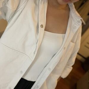 NWT Lululemon Insulated Shirt Jacket Size XS in Bone